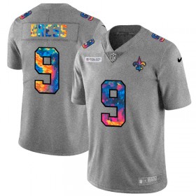 New Orleans Saints Tröjor Drew Brees 9 Nike 2020 Flerfärgad Grå - Herr